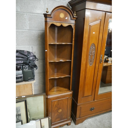 704 - INLAID CORNER CABINET