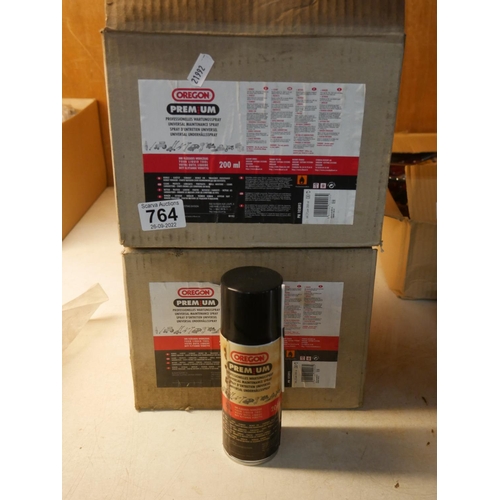 764 - 2 BOXES OF LUBRICATING SPRAY