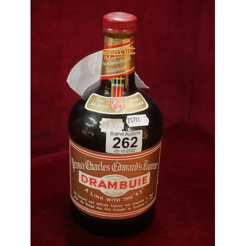 262 - BOTTLE OF VINTAGE DRAMBUIE - SEALED 1980s