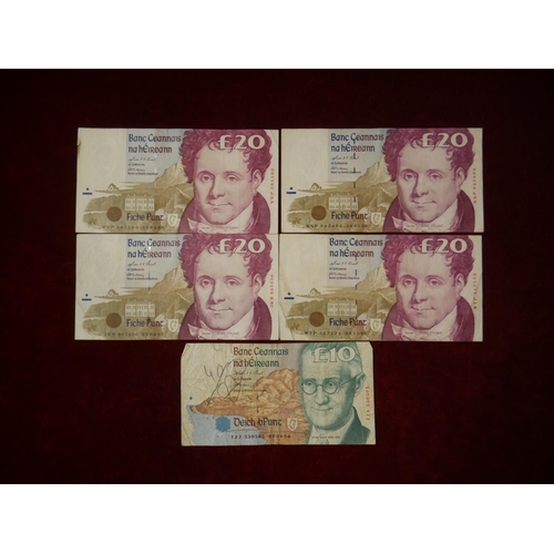 375 - 5 IRISH BANK NOTES