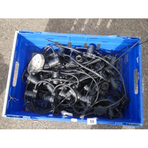 58 - LOT OF OUTDOOR LIGHTS