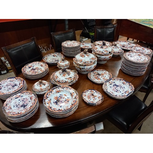 643 - LARGE IRONSTONE DINNER SERVICE