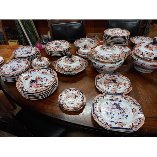 643 - LARGE IRONSTONE DINNER SERVICE