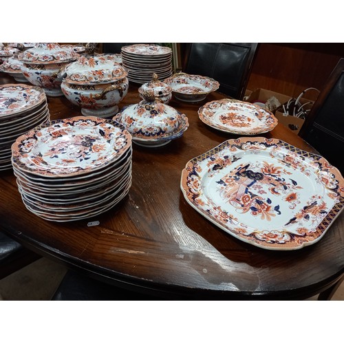 643 - LARGE IRONSTONE DINNER SERVICE