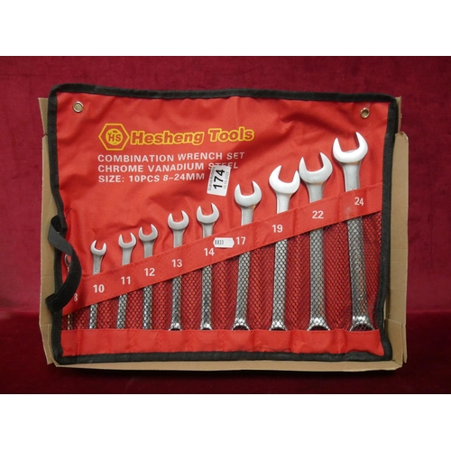 174 - NEW SPANNER SET