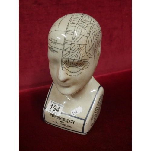 194 - PHRENOLOGY HEAD