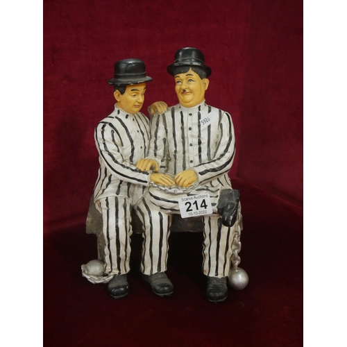 214 - LAUREL & HARDY FIGURE