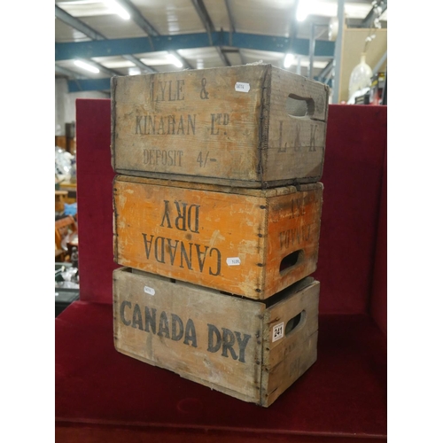 241 - CANADA DRY CRATES