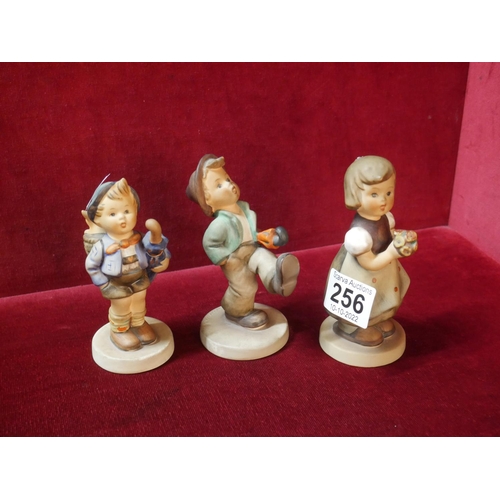 256 - 3 HUMMEL FIGURES