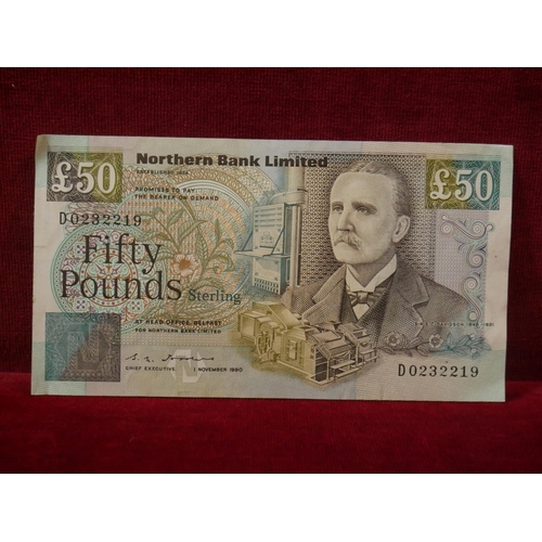 331 - NORTHERN BANK £50 NOTE 1990