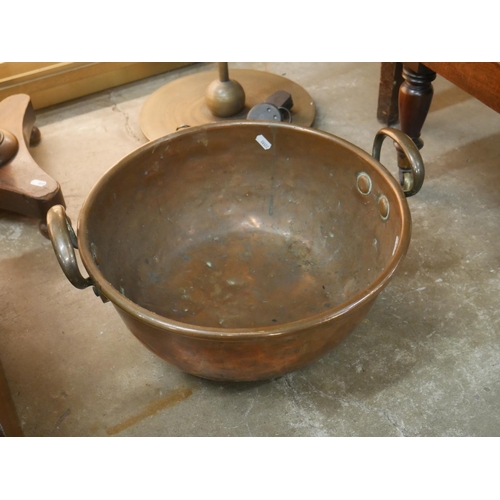 357 - LARGE COPPER BOWL