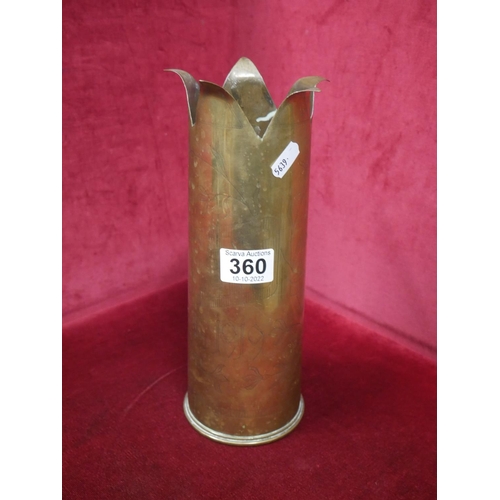 360 - TRENCH ART SHELL 1917