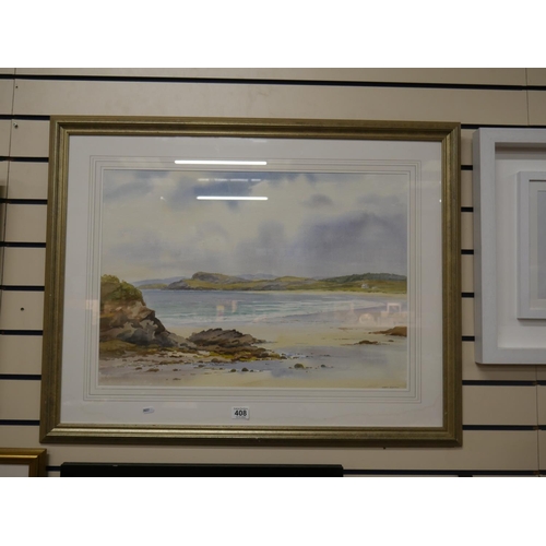 408 - LARGE WATERCOLOUR BY ROBERT EGGINTON 19