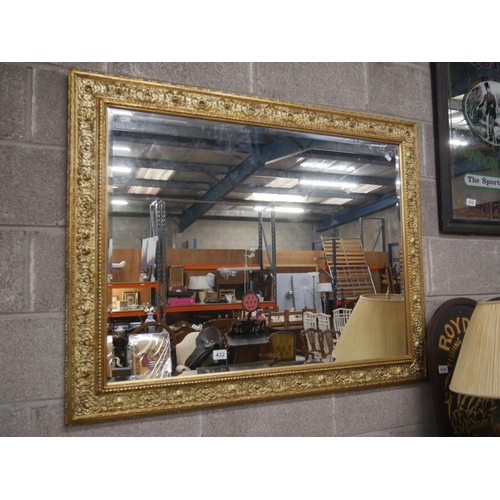 432 - LARGE GILT FRAMED MIRROR