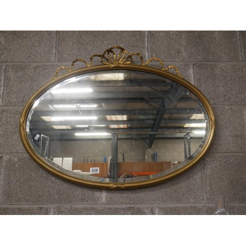 438 - VICTORIAN GILT FRAMED MIRROR