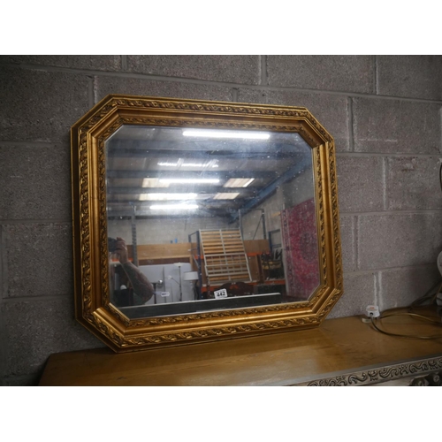 442 - GILT FRAMED MIRROR