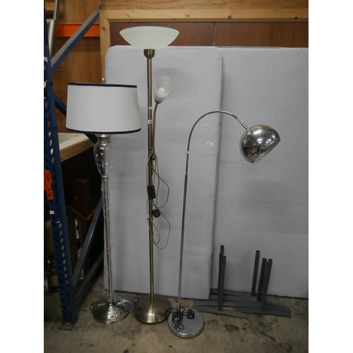 892 - 3 STANDARD LAMPS