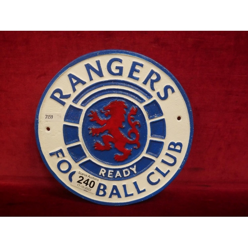 240 - RANGERS SIGN