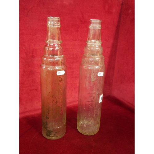 262 - 2 ESSO BOTTLES