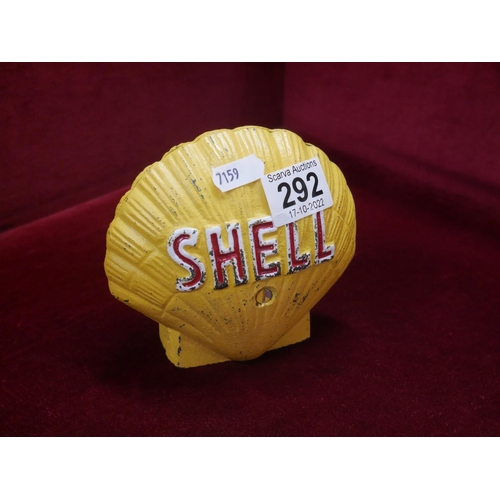 292 - SHELL MONEY BOX