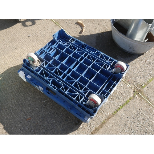 99 - 2 PLASTIC TROLLEYS