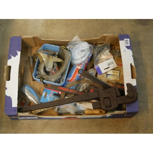 225 - BOX OF TOOLS