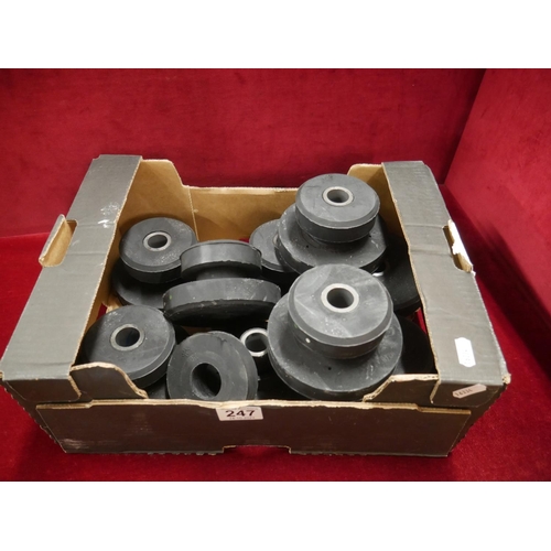 247 - LOT OF RUBBER MOUNTINGS