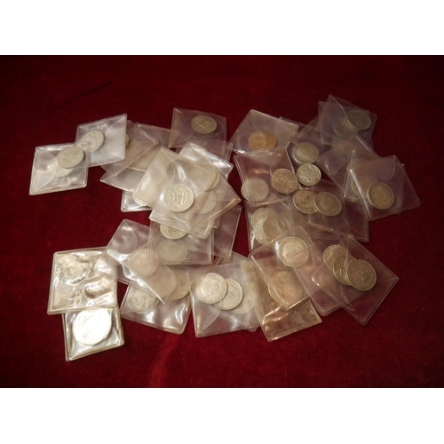 349 - BOX OF COINS