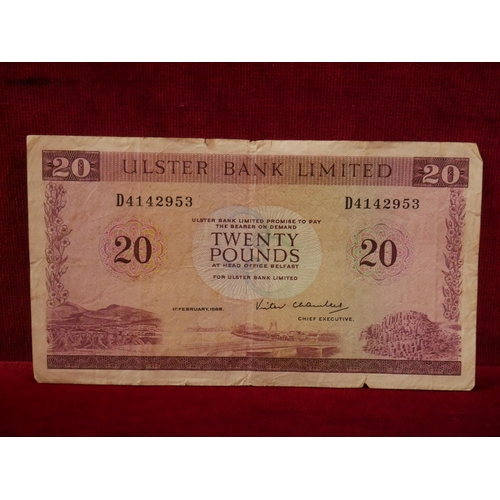 373 - ULSTER BANK £20 NOTE