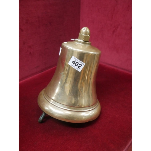 402 - LARGE BRASS BELL