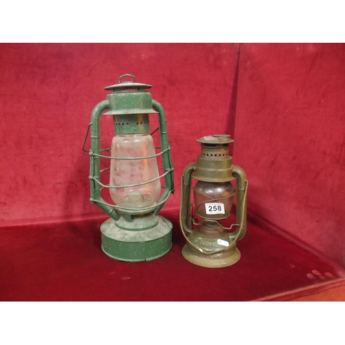 258 - 2 OIL LAMPS