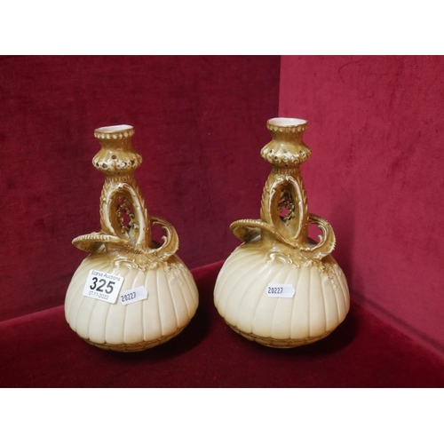 325 - PAIR OF AUSTRIAN VASES