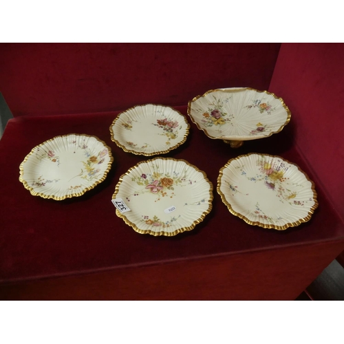 327 - 5 PIECES OF ROYAL WORCESTER