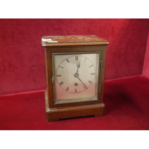 346 - ANTIQUE SINGLE FUSEE BRACKET CLOCK