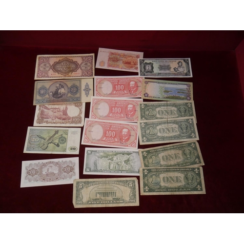 411 - LOT OF MIXED BANK NOTES