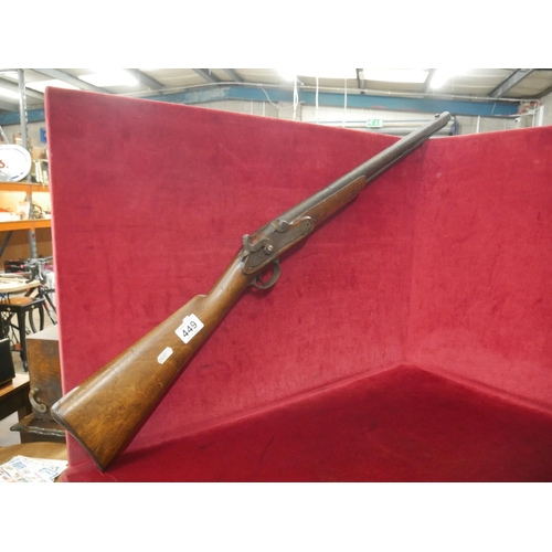 449 - PERCUSSION RIFLE