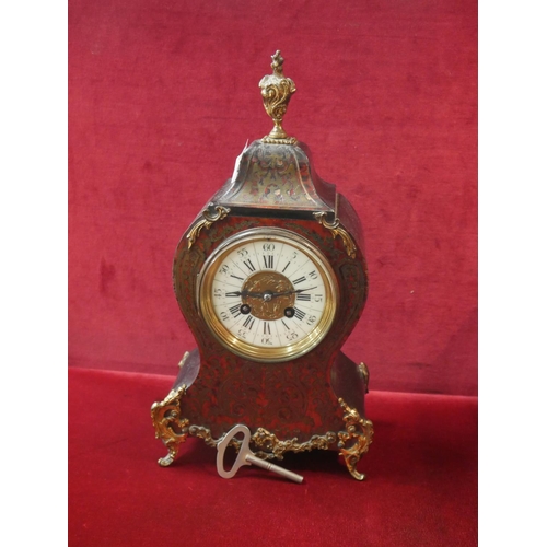 345 - 19TH C. BOULE CLOCK