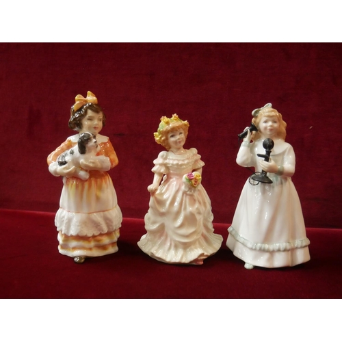 348 - 3 SMALL DOULTON FIGURES