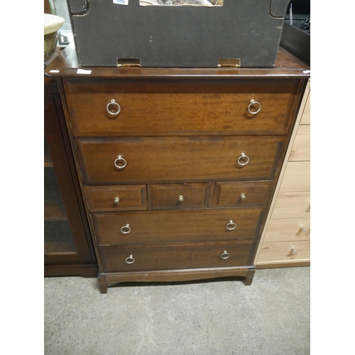 863 - STAG CHEST OF DRAWERS