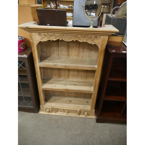 873 - PINE BOOKCASE