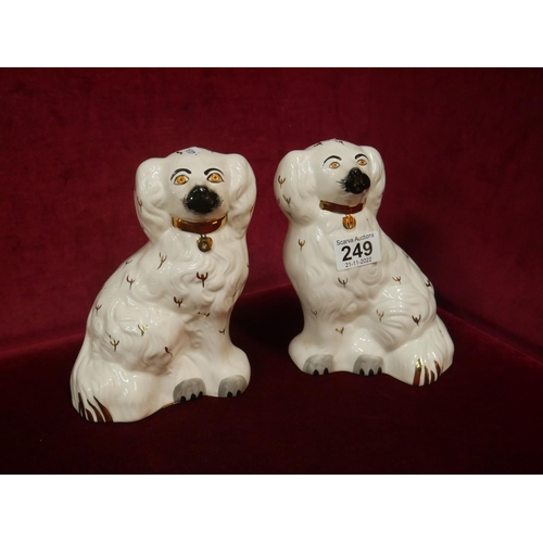 249 - PAIR OF STAFFORDSHIRE DOGS