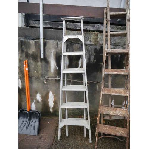 146 - ALUMINIUM STEP LADDER