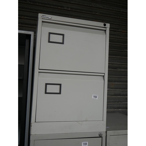 160 - 2 DRAWER FILING CABINET