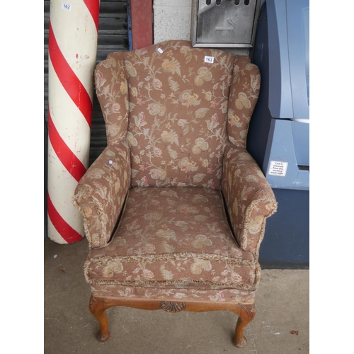 163 - WING BACK CHAIR