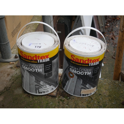 170 - 2 TINS OF EXTERIOR PAINT