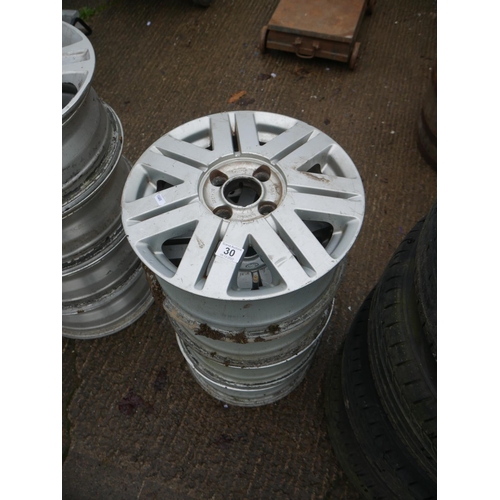 30 - 4 FORD ALLOY WHEELS