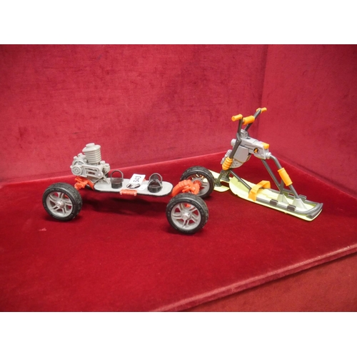 643 - MODEL SNOWMOBILE & DUNE BUGGY