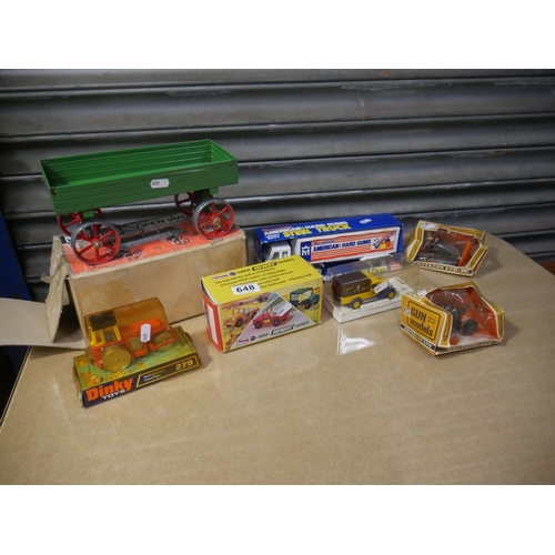 648 - LOT OF MODEL VEHICLES