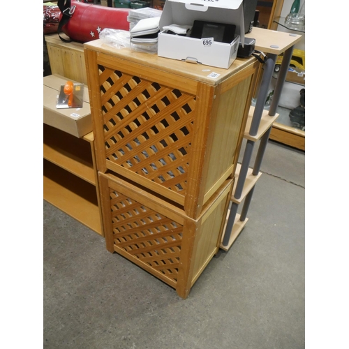 694 - 2 LAUNDRY BASKETS