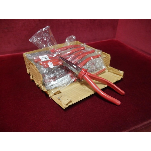 713 - BOX OF PLIERS